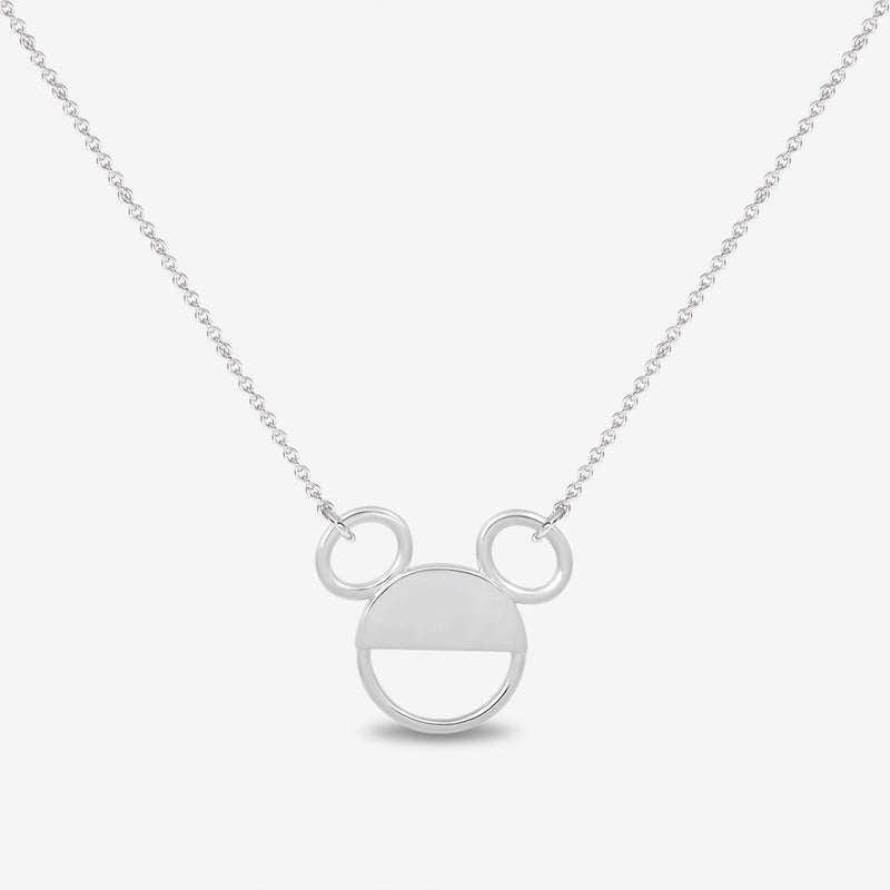 Mickey Customizable Charm Necklace in Sterling Silver 