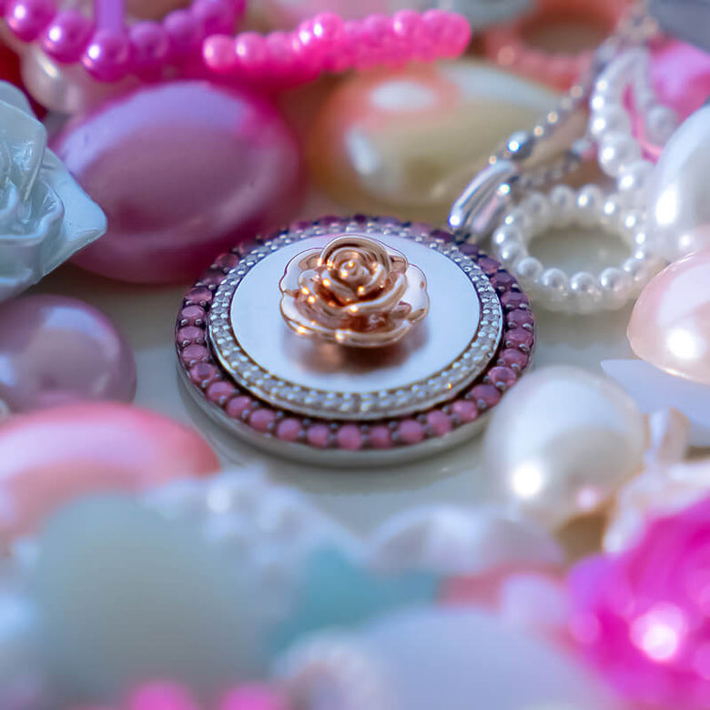 Disney Lady And The Tramp Iconic Inspired Diamond Coin Necklace