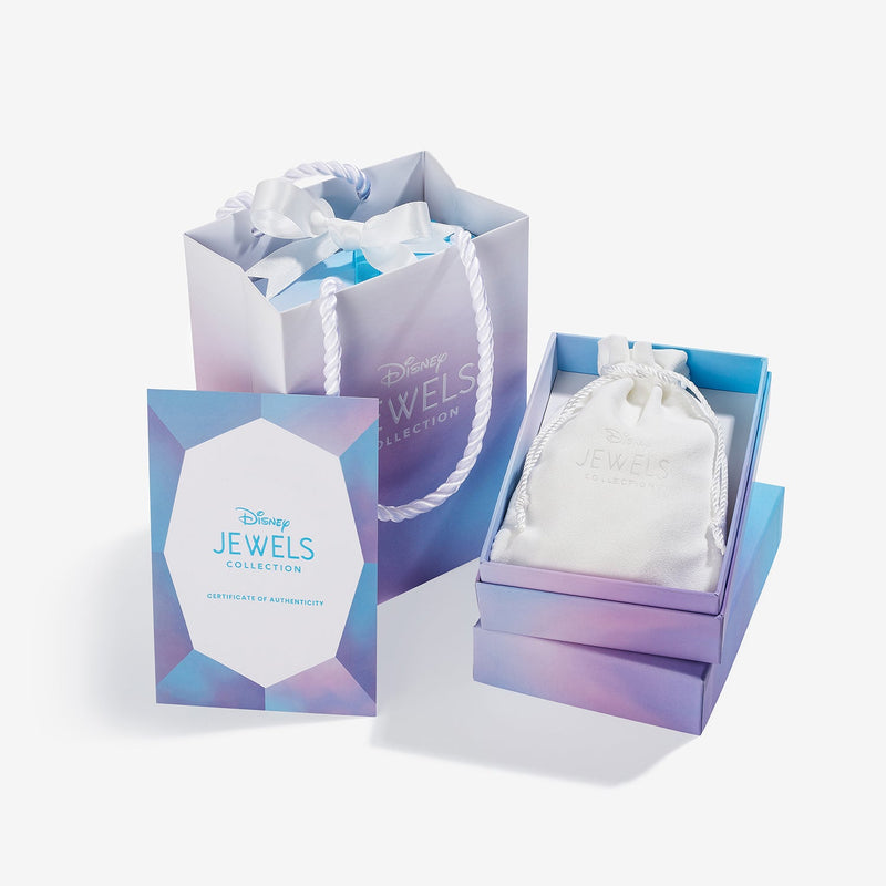 Sleeping Beauty Fairy Godmother Charm in Sterling Silver with 1/20 CT.TW. Diamonds 