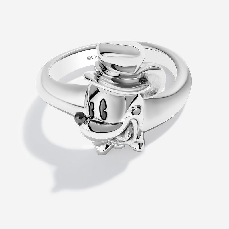 MICKEY MOUSE Women's Hat Ring in Sterling Silver 