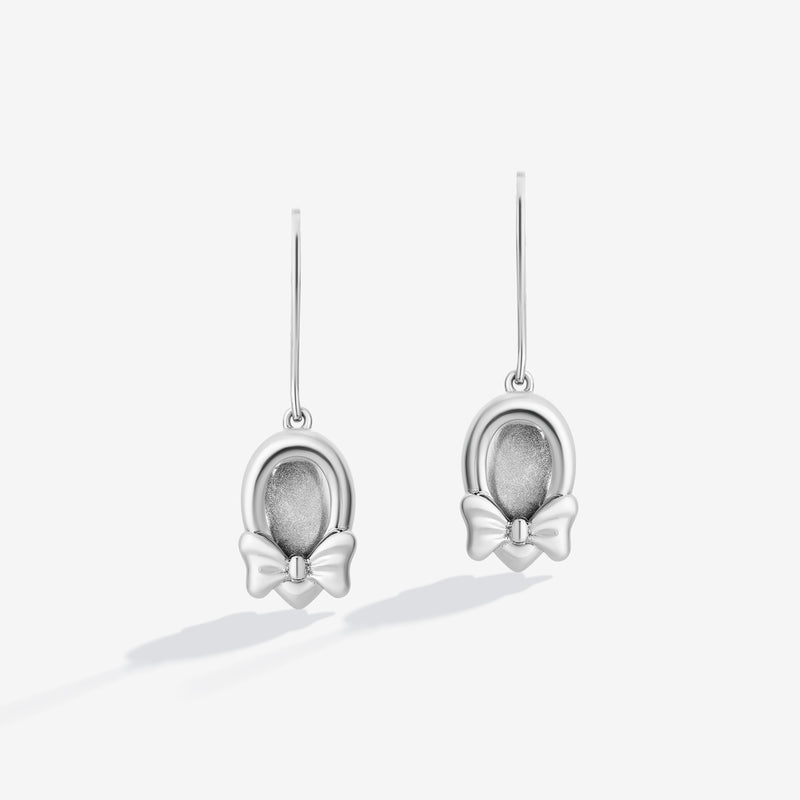 MINNIE MOUSE Women's Shoes Drop Earrings in Sterling Silver 